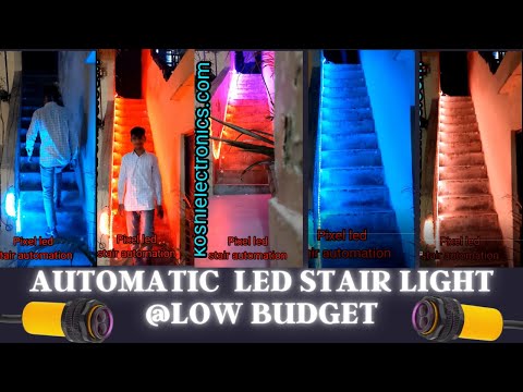 Pixel LED Stair Controller |STAIR_PRO Smart Motion Sensor Staircase LED Controller video