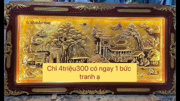 Tranh cội nguồn quê hương mẫu mới nhất 2024 - giá tại xưởng 036.715.2315 | Đồ Đồng Hoàn Mỹ