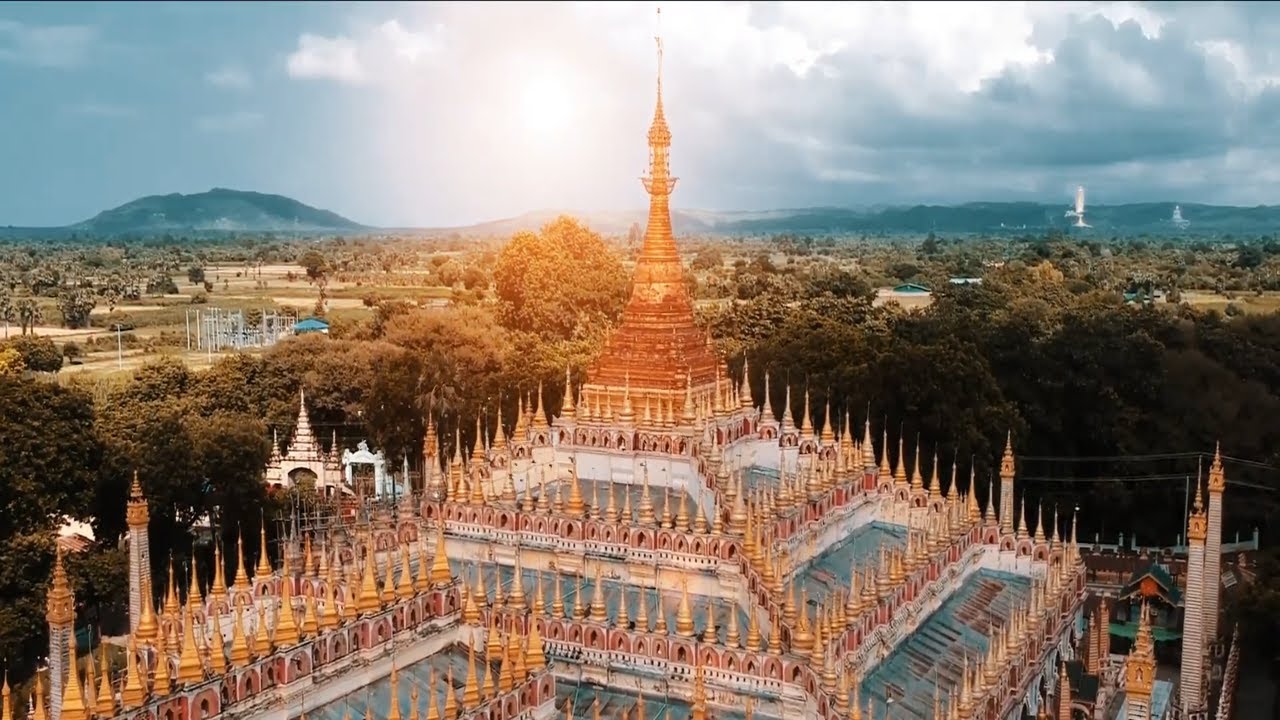 MYANMAR MONYWA 2020 TRAVEL in Township of Thanlarwaddy.