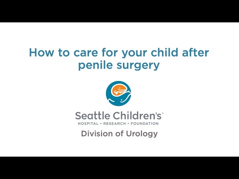 How to Care for Your Child After Penile Surgery