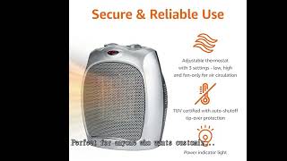 Amazon Basics Ceramic Space Heater - Top Pick 2026