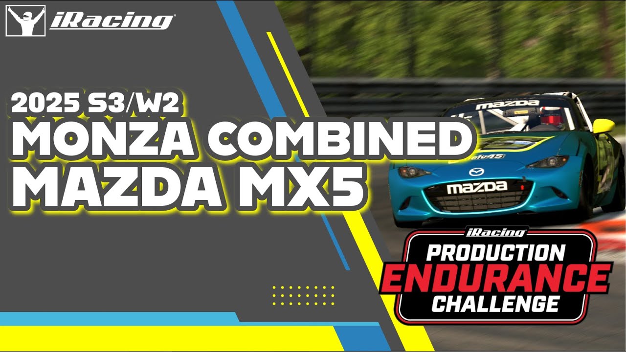 iRacing 2025 S3/W2 - Production Endurance Challenge - Monza Combined