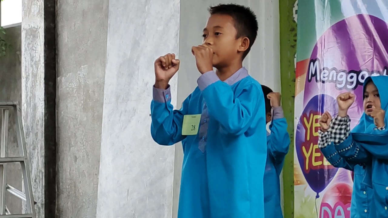 Juara 1 Lomba Yel-yel di Gebyar Prestasi Anak Sholih 2021 LDII Bangka Tengah-Caberawit Desa Nibung