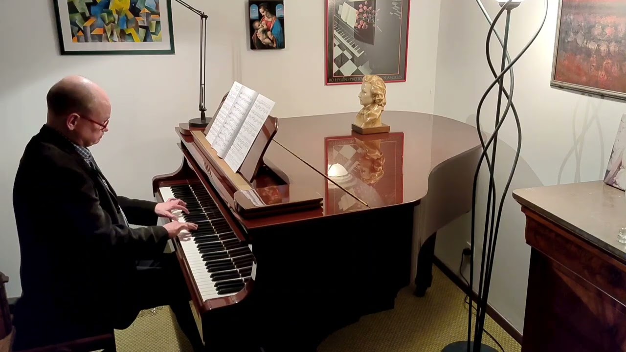 Frédéric Chopin , 3 new etudes. N 1. in F minor.  Eric Henon piano .  