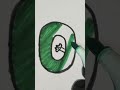 Zero the hero👌🏻 #shorts #ytshorts #kidsart #kidslearning #number0 #learnnumbers #drawingforkids