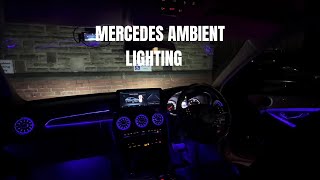 Installing 64 Colours Ambient Lightning On Mercedes C Cl W205 Mak Coding