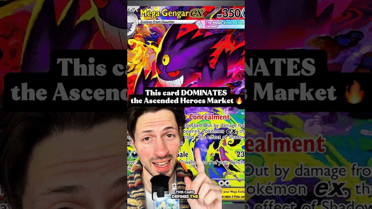 Мега-Генгар SIR доминирует в Ascended Heroes | Топ-5 самых быстрых игроков на Pokemon Market по и...