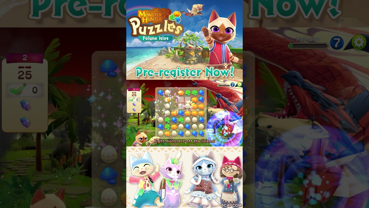 Monster Hunter Puzzles:Felyne Isles - Pre-Register