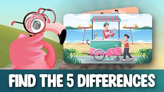 👁️‍🗨️🎮 Find the 5 Differences | 5 Challenges Only Geniuses Can Solve (Game #27) screenshot 2