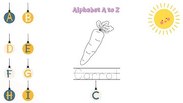 Tô Màu Củ Cà Rốt | How To Color A Carrot