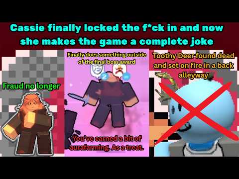 Cassie got buffed and now she's BUSTED (Block Tales, Roblox)