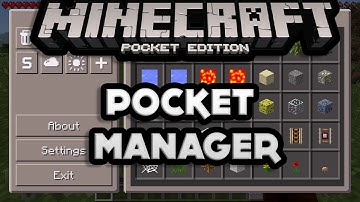 MCPE Pocket Manager Mod 0.14.2 - Too Many Items Mod - Minecraft PE (Pocket Edition)