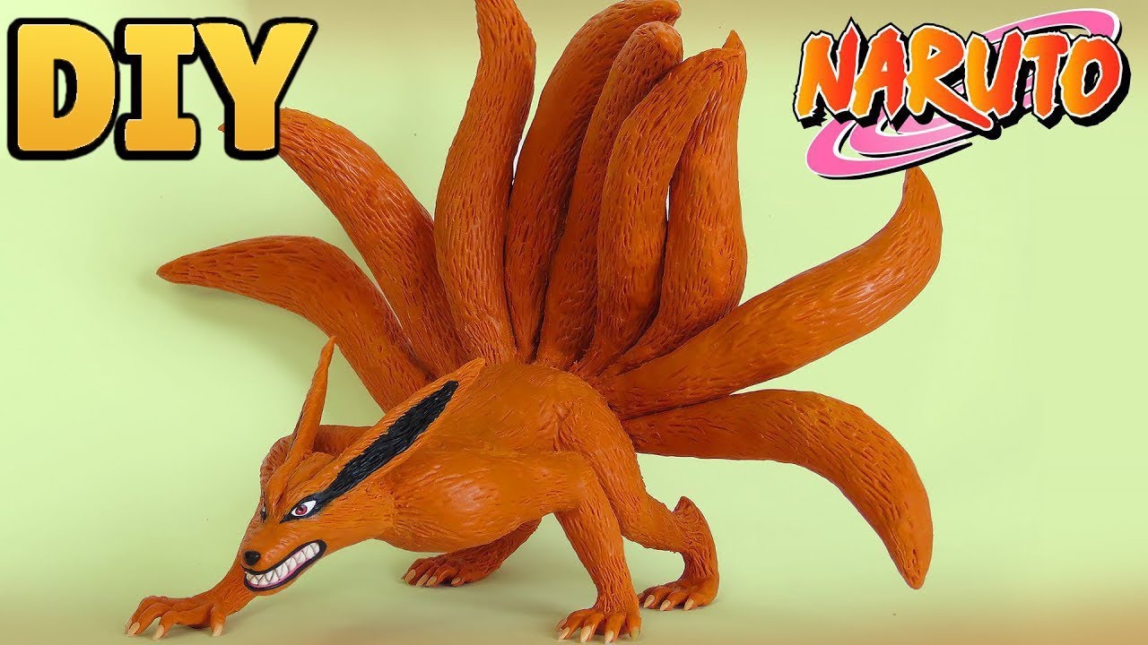 DIY: Como Fazer a KYUUBI (Kurama) A Raposa de Nove Caudas de NARUTO 