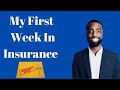 My First Day As An Insurance Agent