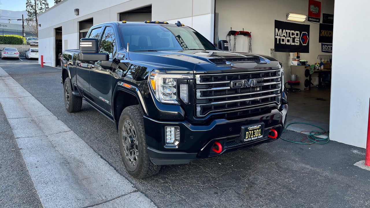 2022 GMC Cab Lights Installation YouTube