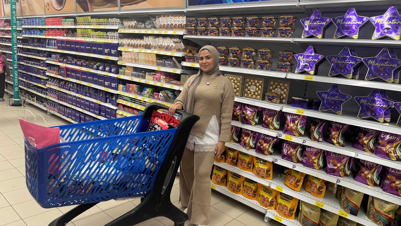 مشتريات الشهر من كارفور 🥰لا لاا كده كتير عايزين حل😈😂