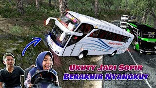 Bus Pahala Kencana Oleng di Sopir Cewek Jilbab Biru screenshot 4