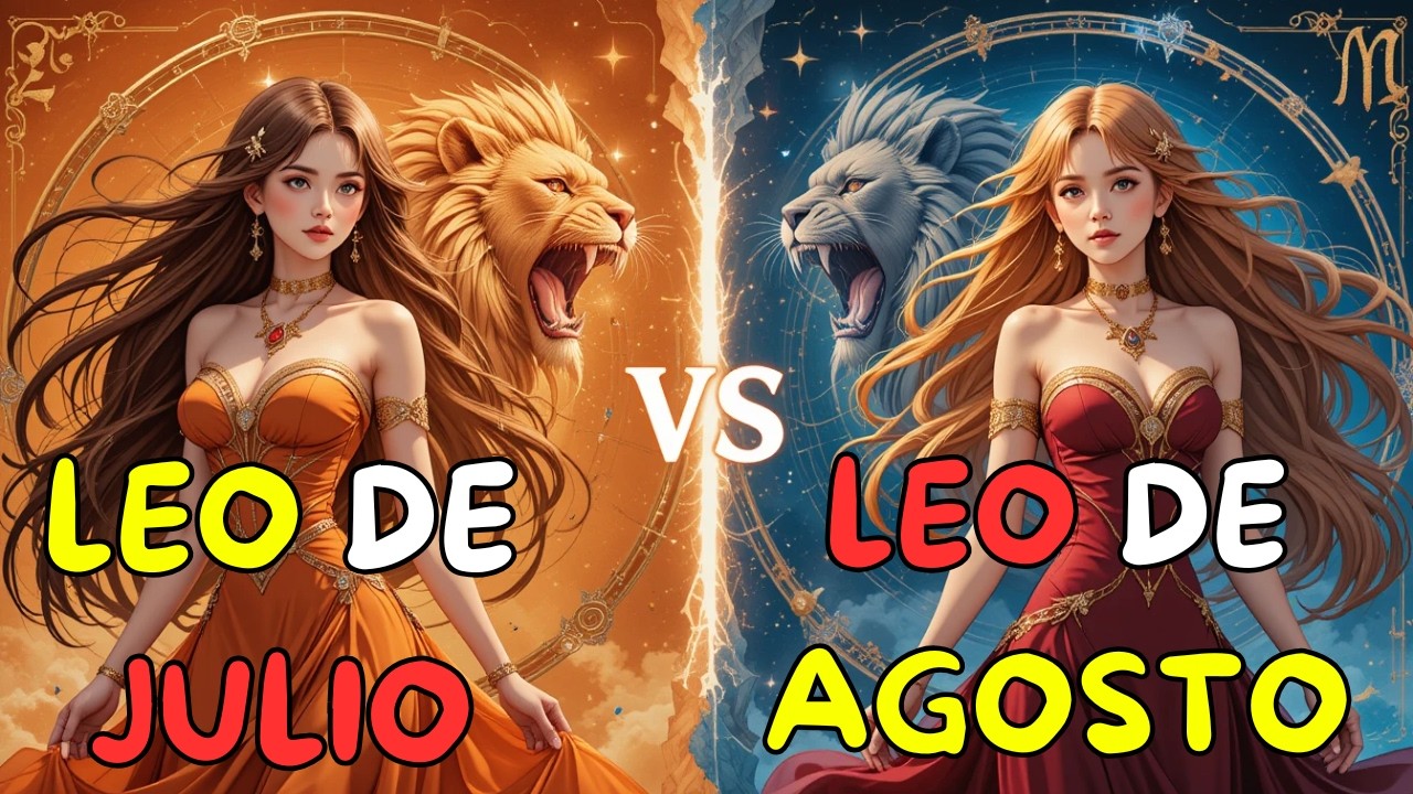 Diferencias entre LEO🦁de JULIO y LEO🦁 de AGOSTO ¿Cual eres tú?