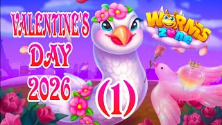 💘🌹 Worms Zone.io Valentine's Day 2026 (1) 💘🌹 by 4Games_#1167