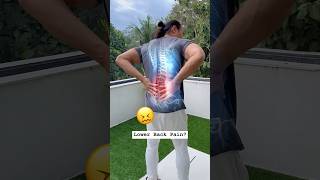 Do this for lower back pain