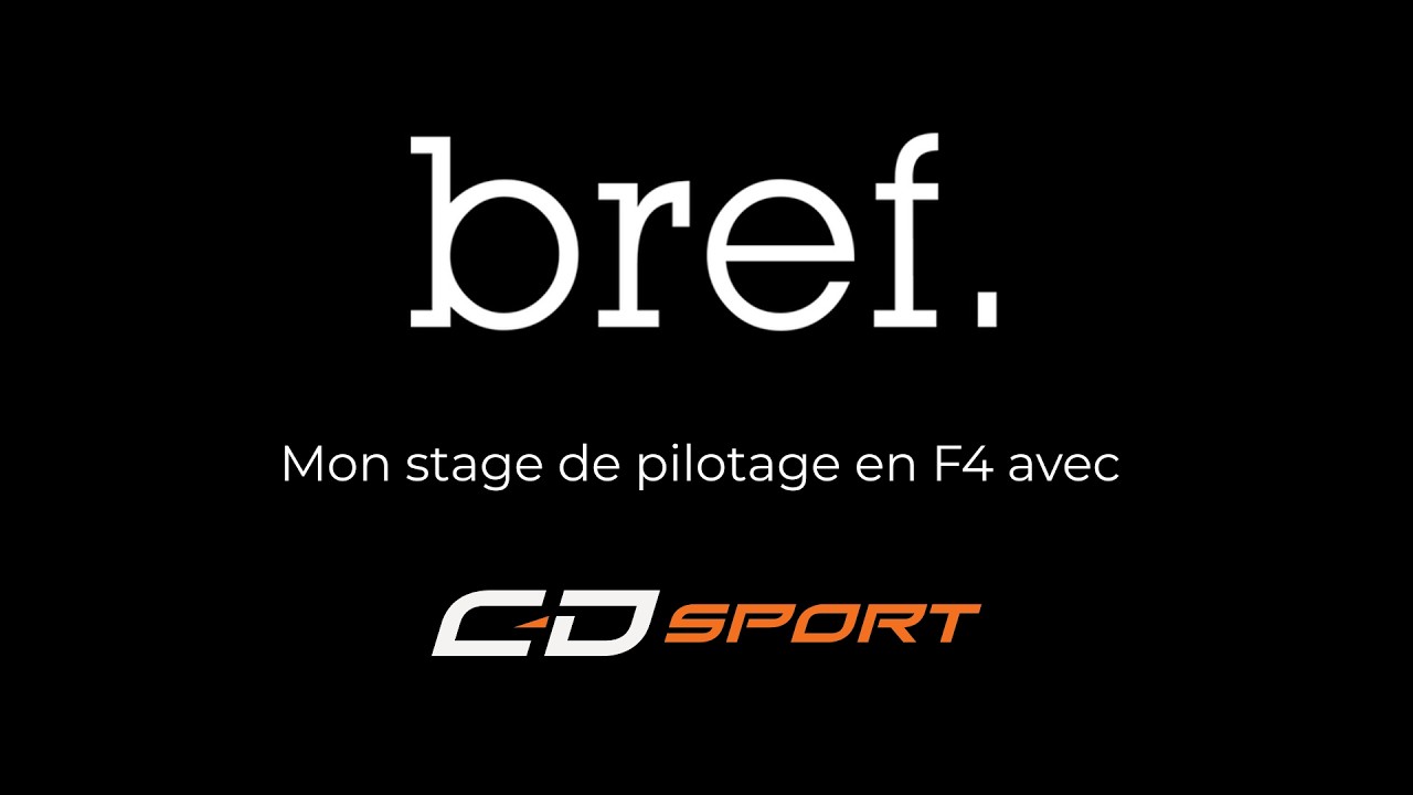 BREF j'ai fais mon stage de pilotage chez CD SPORT