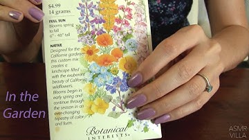 ASMR * Tapping & Scratching * Theme: In the Garden * Fast Tapping * No Talking * ASMRVilla