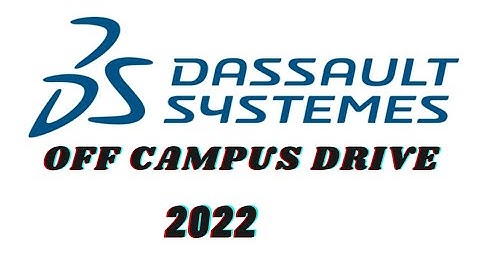 Dassault System hiring freshers | Off campus drive 2022 | job requirements  #jobrefer4u #job2022