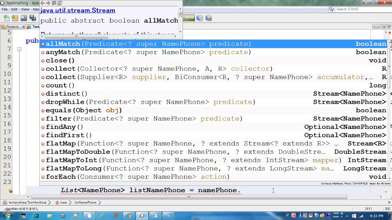 Java collect a data stream into a list and a set - YouTube