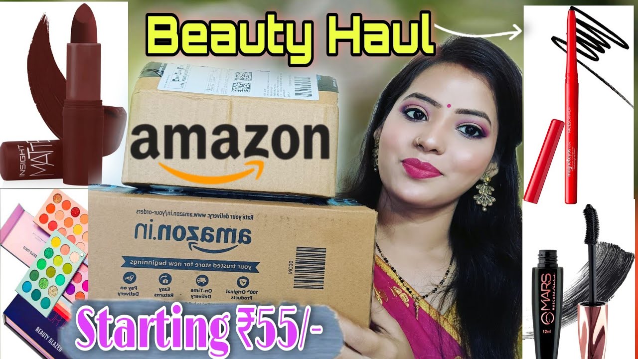 Amazon Beauty Haul Amazon Shopping Haul🛍️🛒Starting Only ₹55/ Pooja