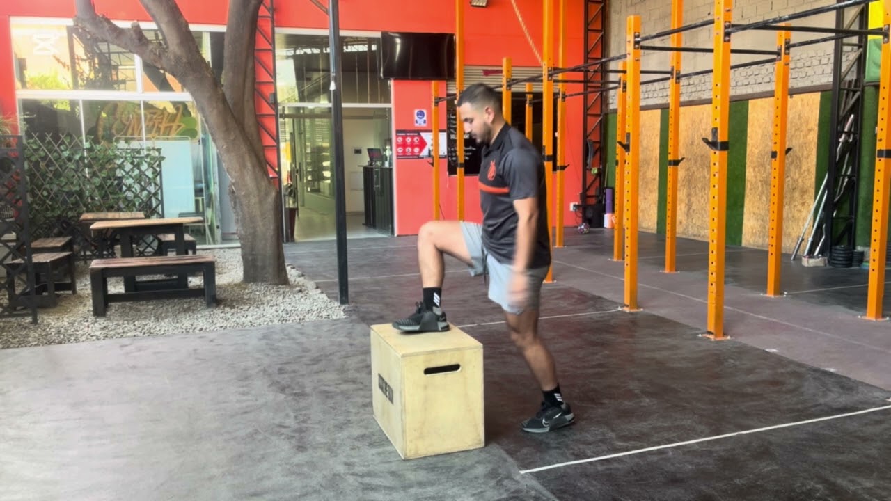 One Leg Box Jump | Pliométria