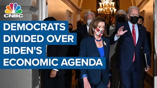 Democrats remain divided over President Joe Biden's economic agenda