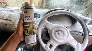 Interior Cleaning Of Car With Help Of Spray Cans | Foaming Car Clean!!!