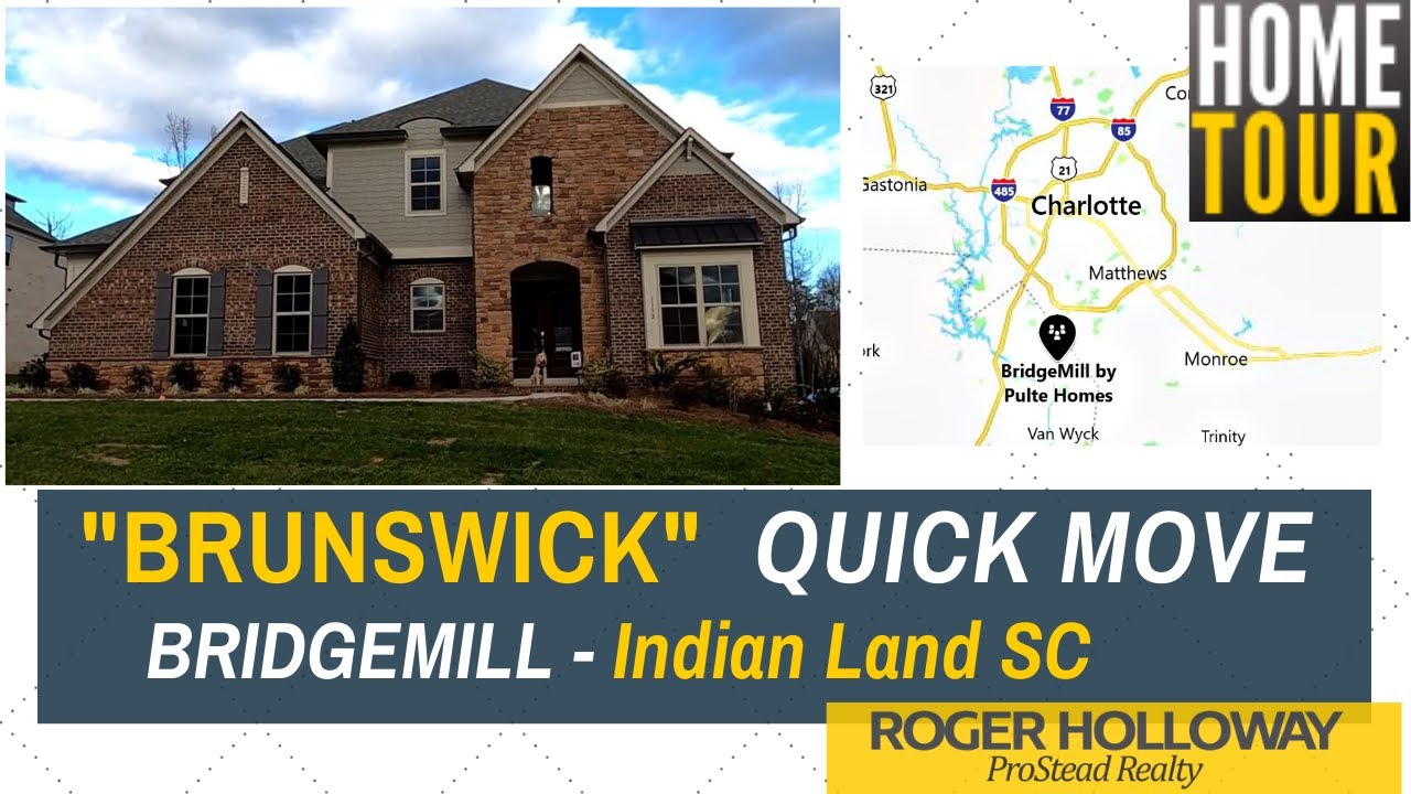 BRUNSWICK from Pulte Homes [Bridgemill Indian Land SC] YouTube