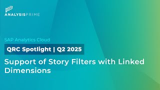 Support of Story Filters with Linked Dimensions