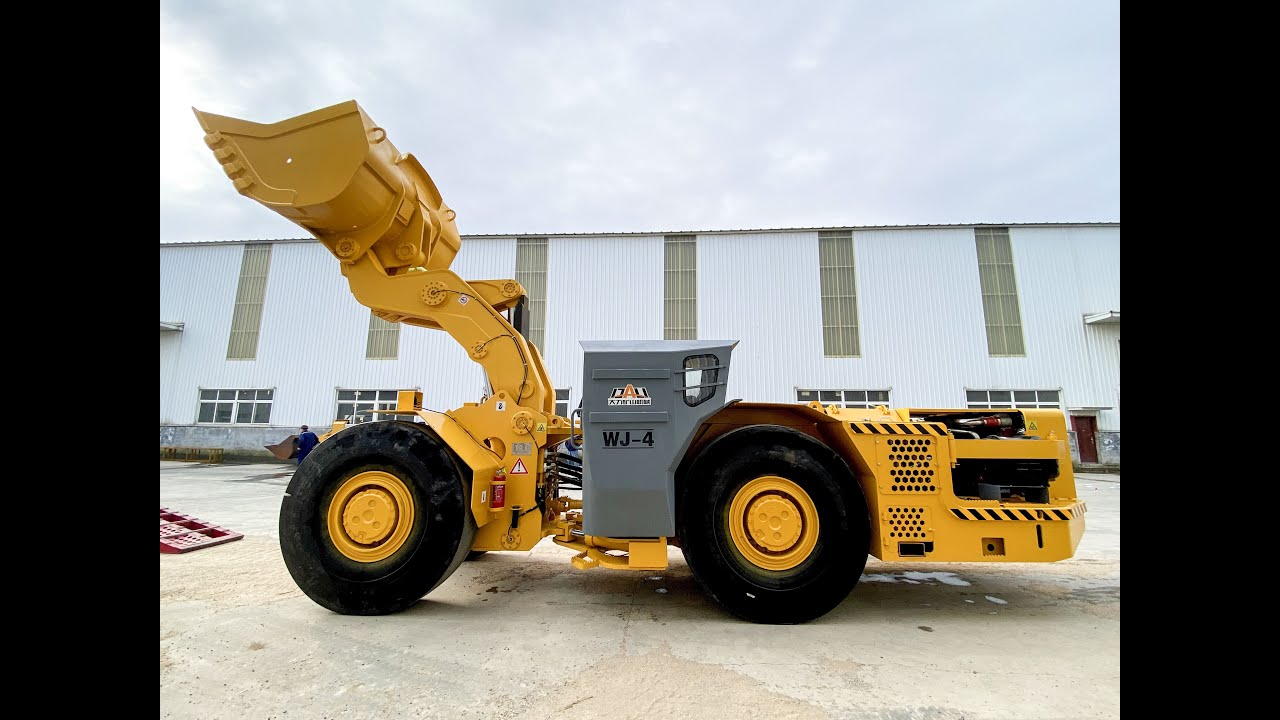 Compact and lightweight Load Haul Dump (LHD) for narrow vein mining.