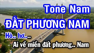 Karaoke Đất Phương Nam Tone Nam Nhan Ktv