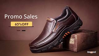 Men Genuine Cow Leather Waterproof Comfy Non Slip Soft Slip On Casual Oxfords screenshot 3