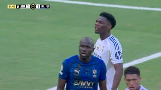 Tchouameni Destroying Vs Al Hilal King Of Defense