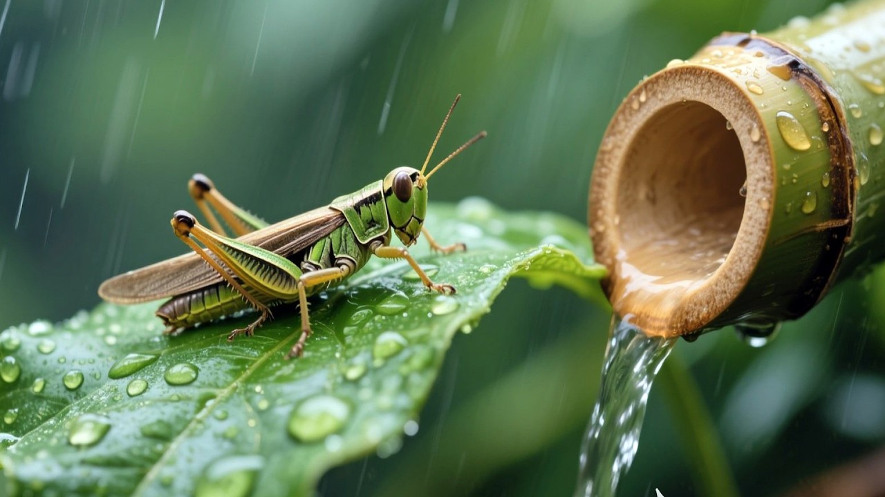 Relaxing Piano and Heavy Rain ASMR Sleep Sounds for Calm Mind
