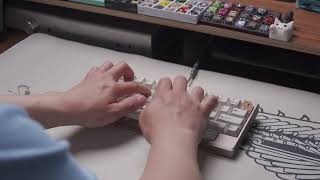 iNN Studio Parabolica60 with lubed Gateron Red Inks Typing Sounds screenshot 5