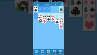 Solitaire. 1 minute 08 seconds