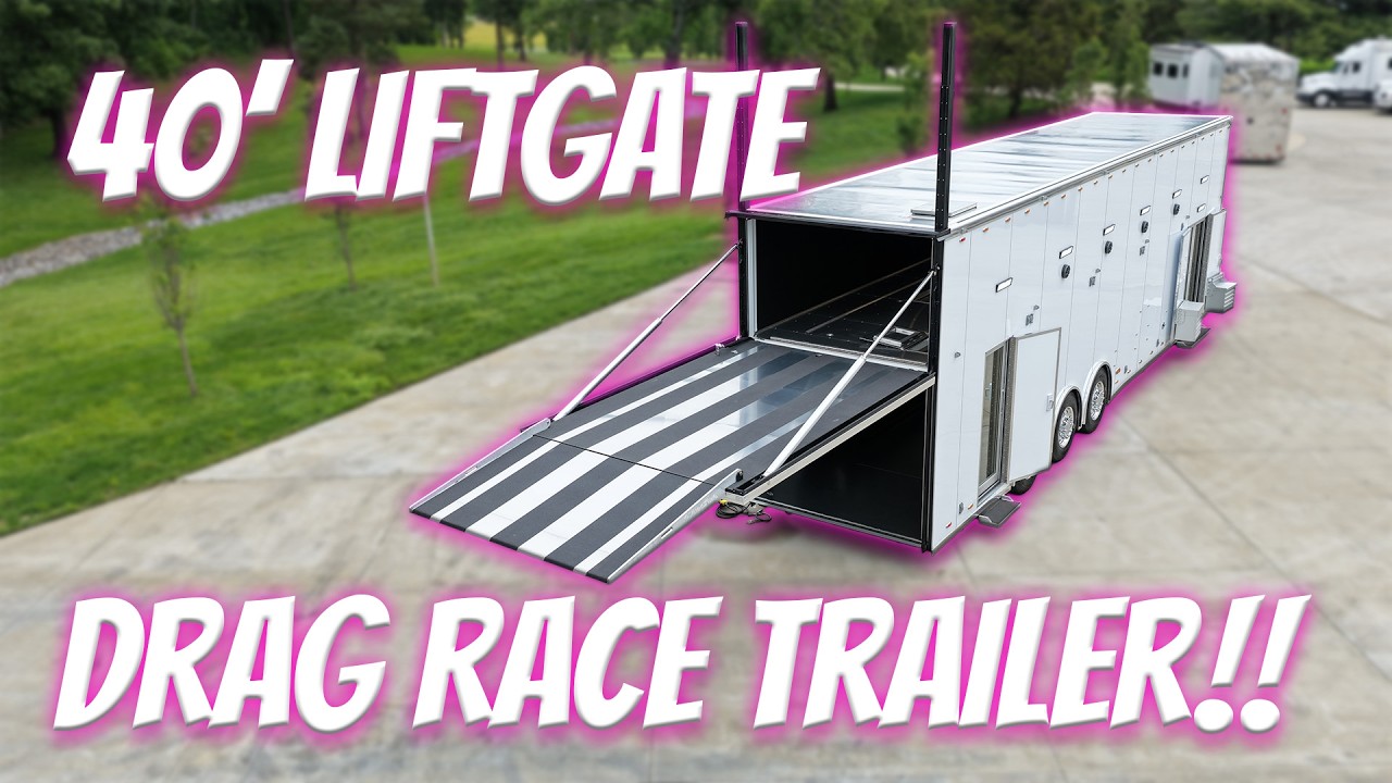 THE ULTIMATE DRAG RACE TRAILER | 2027 Wildside 40’ Liftgate Trailer w ...