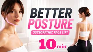 Fix Slim Your Back Better Posture For A Slimmer Face 10 Min Tech Neck Routine