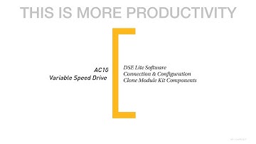 How To Connect DSE Lite Program To Parker AC10 Drive | Parker Hannifin