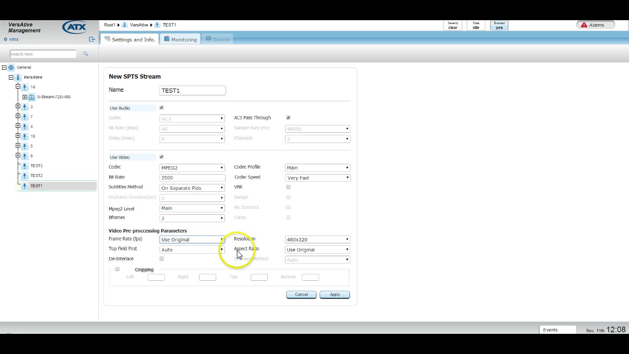 ATX Networks - VersAtivePro MPTS – Transcoding Part II Quick Start Configuration Video