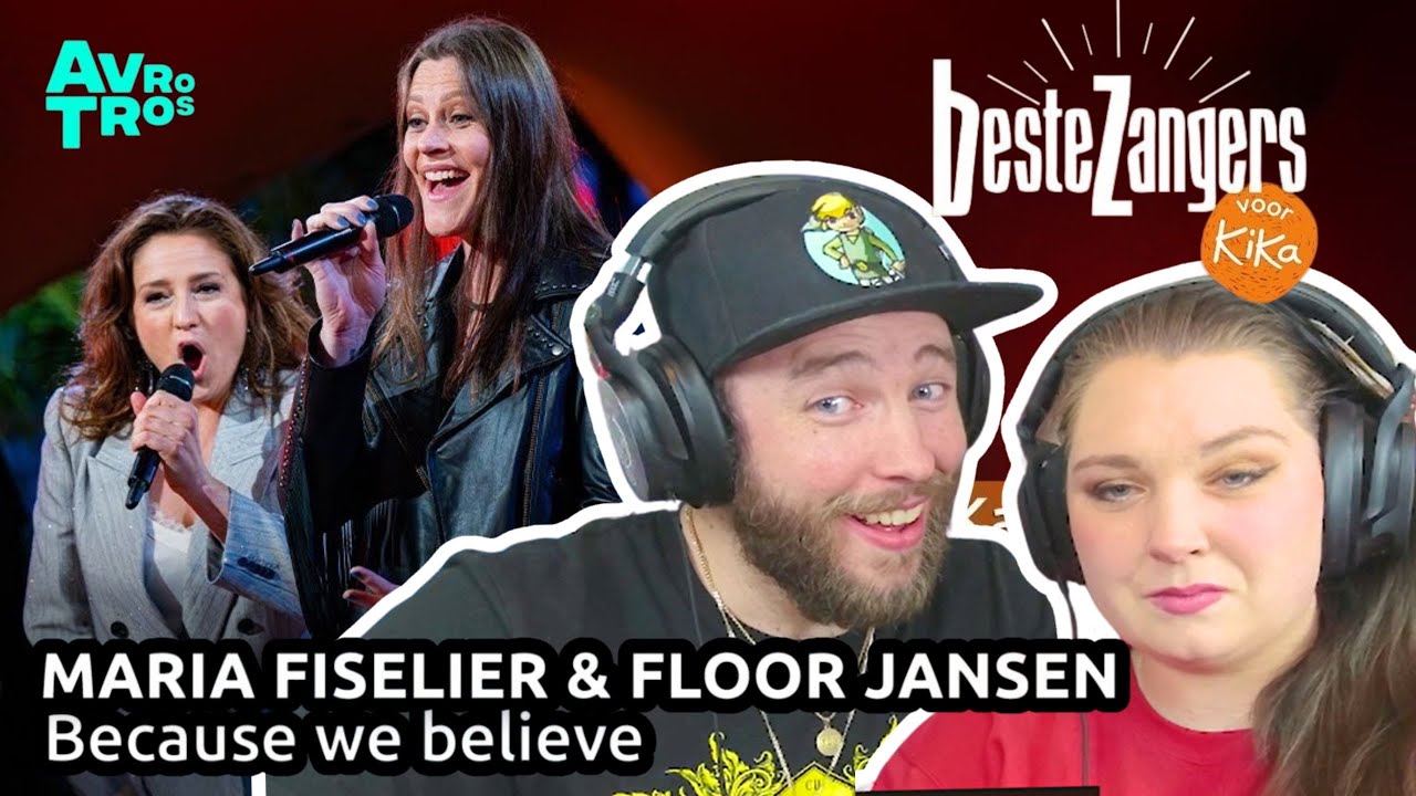 WE'RE SPEECHLESS! | Maria Fiselier & Floor Jansen - Because we believe | Beste Zangers | REACTION