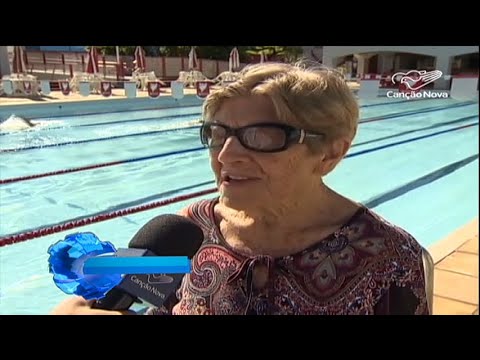homilia na jutro Conheça a recordista de natação mundial com 100 anos de idade