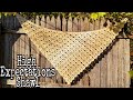 Easy Crochet Shawl Pattern / Quick and Easy Crochet Tutorial / Bag O Day Crochet