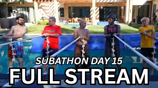 15 OCT - FAZE SUBATHON 2 DAY 15: Fear Factor, Adapt Hits 100K Subs! (PART 1)