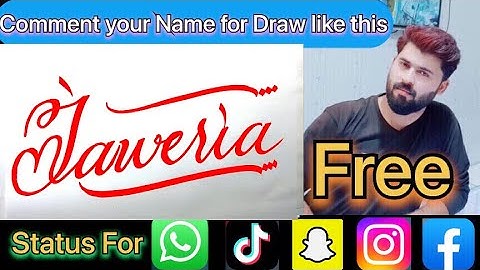 Jaweria Name Signature Calligraphy Status | How to Cursive write with cut Marker #jaweria @jaweria